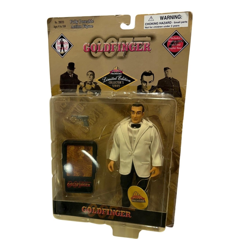 James Bond 007 Goldfinger Sean Connery Exclusive Premiere Action Figure